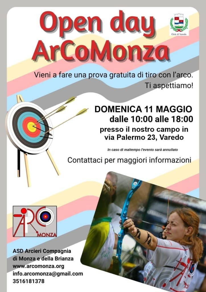 - open day 11 maggio
