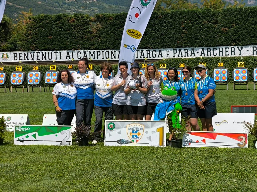 - squadra arco nudo senior femminile campionesse italiane 2025